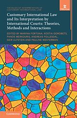 Livre Relié Customary International Law and Its Interpretation by International Courts: Volume 3 de 