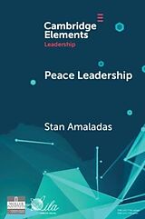 Couverture cartonnée Peace Leadership de Stan Amaladas