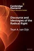 Couverture cartonnée Discourse and Ideologies of the Radical Right de Teun A. van Dijk