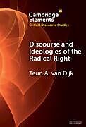 Livre Relié Discourse and Ideologies of the Radical Right de Teun A. van Dijk