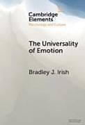 Livre Relié The Universality of Emotion de Bradley J. Irish