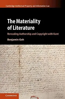 E-Book (epub) Materiality of Literature von Benjamin Goh
