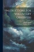 Kartonierter Einband Instructions for Voluntary Observers von Thomas Russell