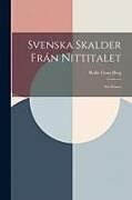 Couverture cartonnée Svenska Skalder Frán Nittitalet: Sex Essaer de Rube Gson Berg