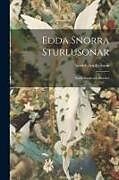 Couverture cartonnée Edda Snorra Sturlusonar: Edda Snorronis Sturlaei de Sveinbjörn Egilsson