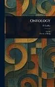 Fester Einband Ontology von P. (Peter) Coffey