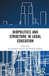 Livre Relié Biopolitics and Structure in Legal Education de Luca Giddens, Thomas (St Mary'' Siliquini-Cinelli