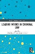 Couverture cartonnée Leading Works in Criminal Law de 