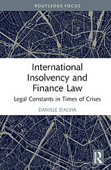 Livre Relié International Insolvency and Finance Law de Daniele D'Alvia