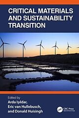 Livre Relié Critical Materials and Sustainability Transition de Arda Hullebusch, Eric D. Van (Institut De Isldar