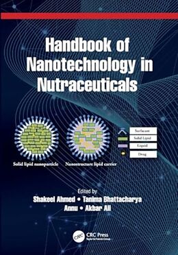 Couverture cartonnée Handbook of Nanotechnology in Nutraceuticals de Shakeel Bhattacharya, Tanima Annu Ali, Akba Ahmed