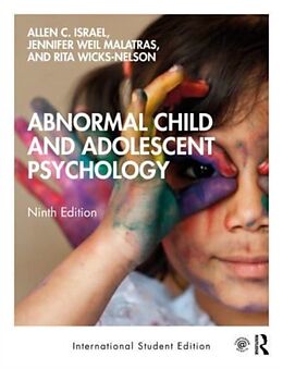 Couverture cartonnée Abnormal Child and Adolescent Psychology de Allen C. Israel, Jennifer Weil Malatras, Rita Wicks-Nelson