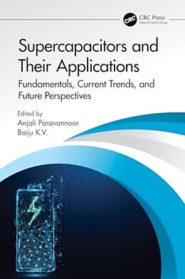 Couverture cartonnée Supercapacitors and Their Applications de Anjali (Kannur University, Kerala, In Paravannoor