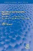 Couverture cartonnée Incentives and Economic Systems de 