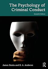 Couverture cartonnée The Psychology of Criminal Conduct de James Bonta, D. A. Andrews