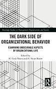 Livre Relié The Dark Side of Organizational Behavior de H. Cenk (Baskent University, Turkey) Basim Soezen