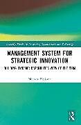 Couverture cartonnée Management System for Strategic Innovation de Kodama Mitsuru