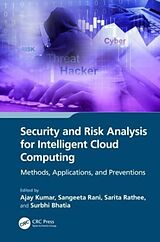 Livre Relié Security and Risk Analysis for Intelligent Cloud Computing de India) Rani, Sangeeta (World Ajay (Sgt University