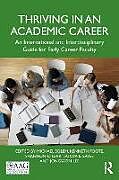 Couverture cartonnée Thriving in an Academic Career de 