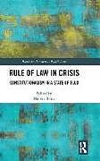 Livre Relié Rule of Law in Crisis de Martin Belov