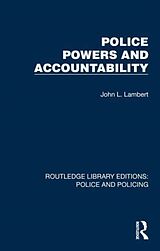 Couverture cartonnée Police Powers and Accountability de John L. Lambert