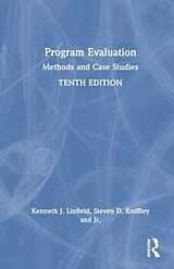 Livre Relié Program Evaluation de Kenneth J. Linfield, Steven D. Kniffley Jr.