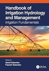 Couverture cartonnée Handbook of Irrigation Hydrology and Management de Saeid (Isfahan University of Technology, Eslamian