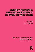 Couverture cartonnée Energy Reviews: Unified Gas Supply System of the USSR de L.a. Melentiev