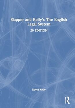 Livre Relié Slapper and Kelly's The English Legal System de David Kelly