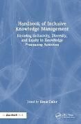 Livre Relié Handbook of Inclusive Knowledge Management de Dalkir Kimiz