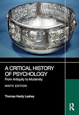 Livre Relié A Critical History of Psychology de Thomas Hardy Leahey