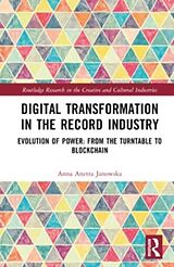 Livre Relié Digital Transformation in the Recording Industry de Anna Anetta Janowska