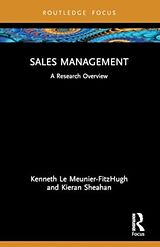 Couverture cartonnée Sales Management de Kenneth Le Meunier-FitzHugh, Kieran Sheahan