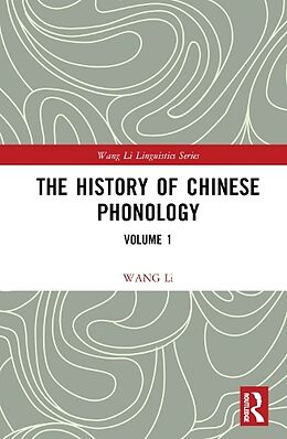 Livre Relié The History of Chinese Phonology de WANG Li