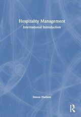 Livre Relié Hospitality Management de Hudson Simon