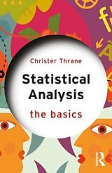 Couverture cartonnée Statistical Analysis de Christer Thrane