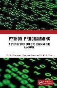 Livre Relié Python Programming de C. K. Dhaliwal, Poonam Rana, T. P. S. Brar