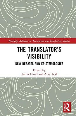 Livre Relié The Translators Visibility de Larisa Leal, Alice Cercel