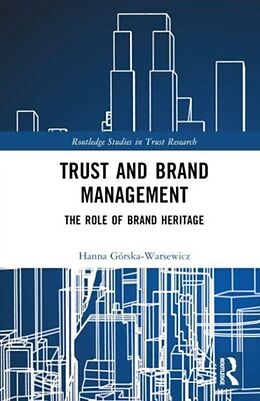 Livre Relié Trust and Brand Management de Hanna Górska-Warsewicz