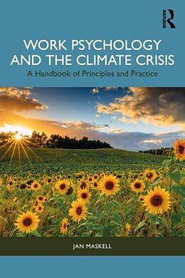 Couverture cartonnée Work Psychology and the Climate Crisis de Jan Maskell