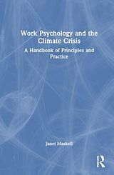 Livre Relié Work Psychology and the Climate Crisis de Jan Maskell