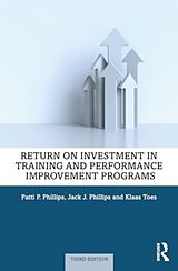 Kartonierter Einband Return on Investment in Training and Performance Improvement Programs von Patricia Pulliam Phillips, Jack J. Phillips, Klaas Toes