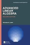 Livre Relié Advanced Linear Algebra de Nicholas A. Loehr