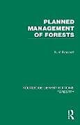 Livre Relié Planned Management of Forests de N. V. Brasnett