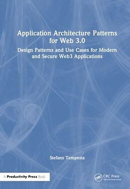 Couverture cartonnée Application Architecture Patterns for Web 3.0 de Stefano Tempesta