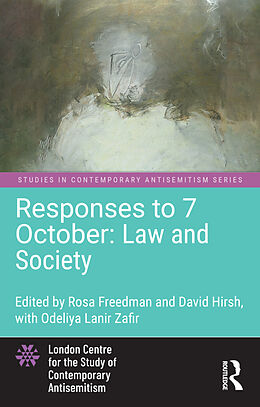 Couverture cartonnée Responses to 7 October: Law and Society de Rosa (Research Fellow, London Centre for Freedman