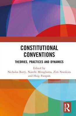 Livre Relié Constitutional Conventions de Nicholas Miragliotta, Narelle (Monash Unive Barry