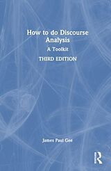 Livre Relié How to do Discourse Analysis de Gee James Paul