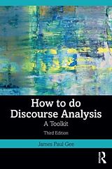 Couverture cartonnée How to do Discourse Analysis de Gee James Paul