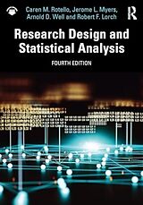 Couverture cartonnée Research Design and Statistical Analysis de Caren M. Rotello, Myers Jerome L., Well Arnold D.